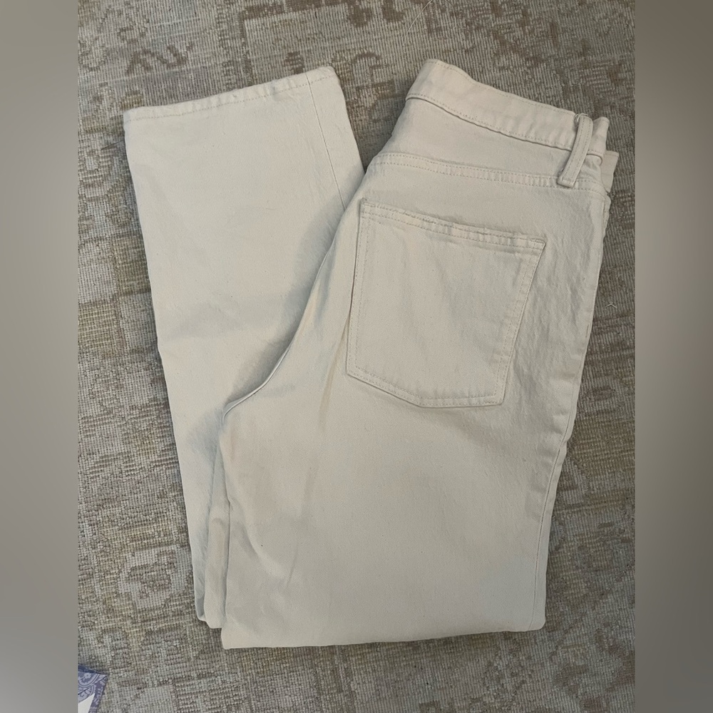 Universal Thread Vintage Straight-Leg Pants in Cream